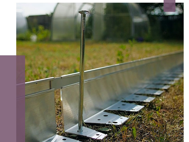 Металлические бордюры для газона в Борисоглебске от 4370 руб. | ПРОЛЁТ-Брс