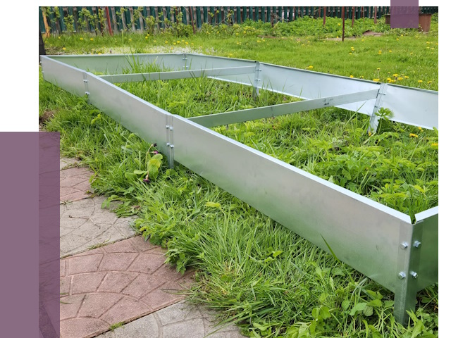 Металлические бордюры для грядок в Борисоглебске от 1821 руб. 