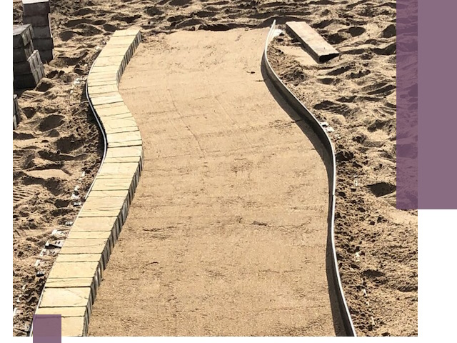 Металлические бордюры для тротуаров в Борисоглебске — прочные и долговечные