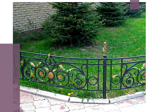 Кованые газонные ограждения в Борисоглебске от 7751 руб. — ПРОЛЁТ-Брс