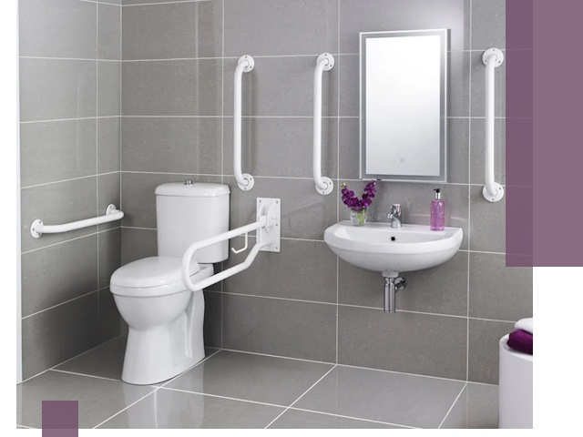 Поручни для санузлов в Борисоглебске: установка, ремонт и монтаж